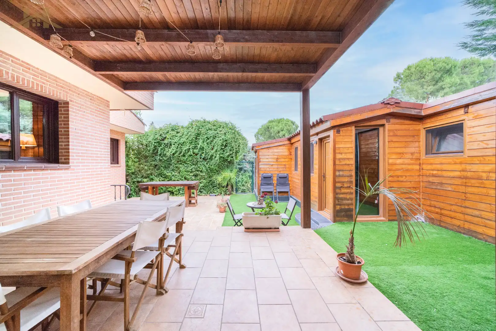 Terraza de Casa o chalet en venta en Boadilla del Monte con Aire acondicionado, Calefacción y Jardín privado