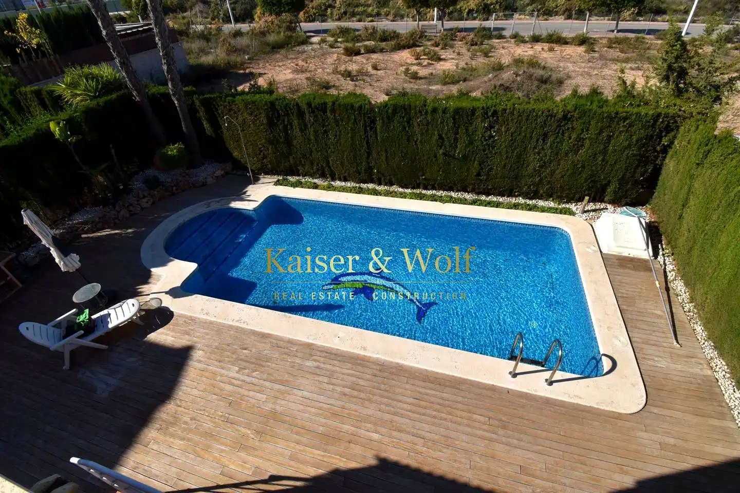 Piscina de Casa o chalet en venta en Santa Pola con Aire acondicionado, Jardín privado y Terraza