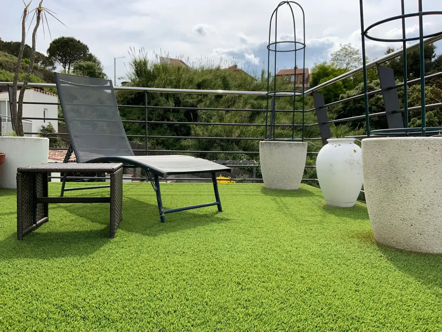 Terraza de Casa adosada en venta en Terrassa con Calefacción, Jardín privado y Terraza