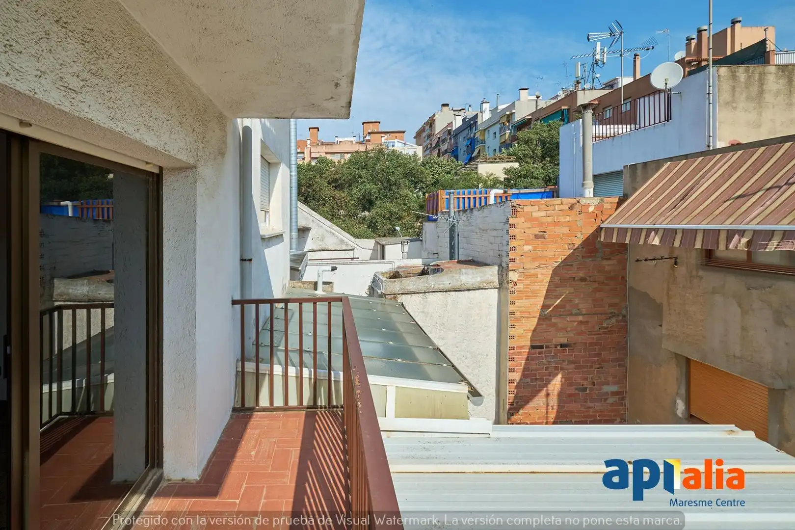 Balcony of Houses for sale in Mataró  with Heating, Terrace and Storage room
