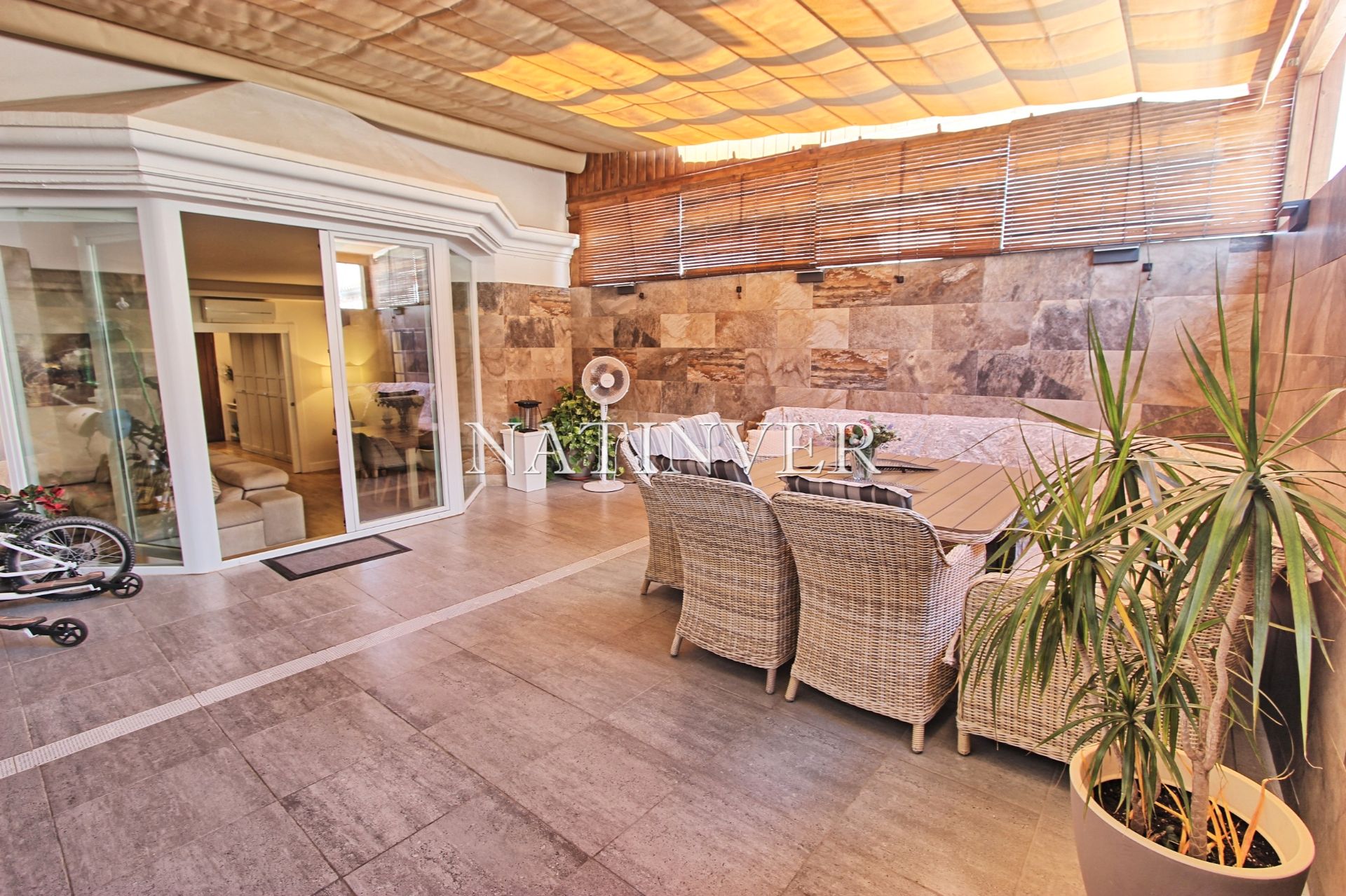 Terrace of Single-family semi-detached for sale in Rincón de la Victoria  with Air Conditioner, Terrace and Swimming Pool