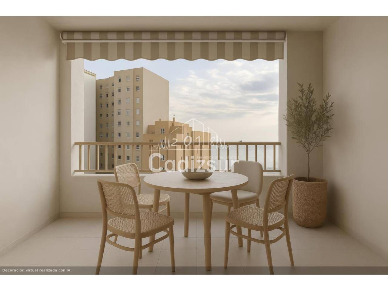 Balcony of Flat for sale in  Cádiz Capital  with Terrace, Storage room and Furnished