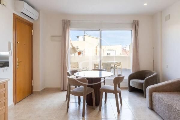 Dining room of Attic to rent in  Valencia Capital  with Air Conditioner, Heating and Terrace