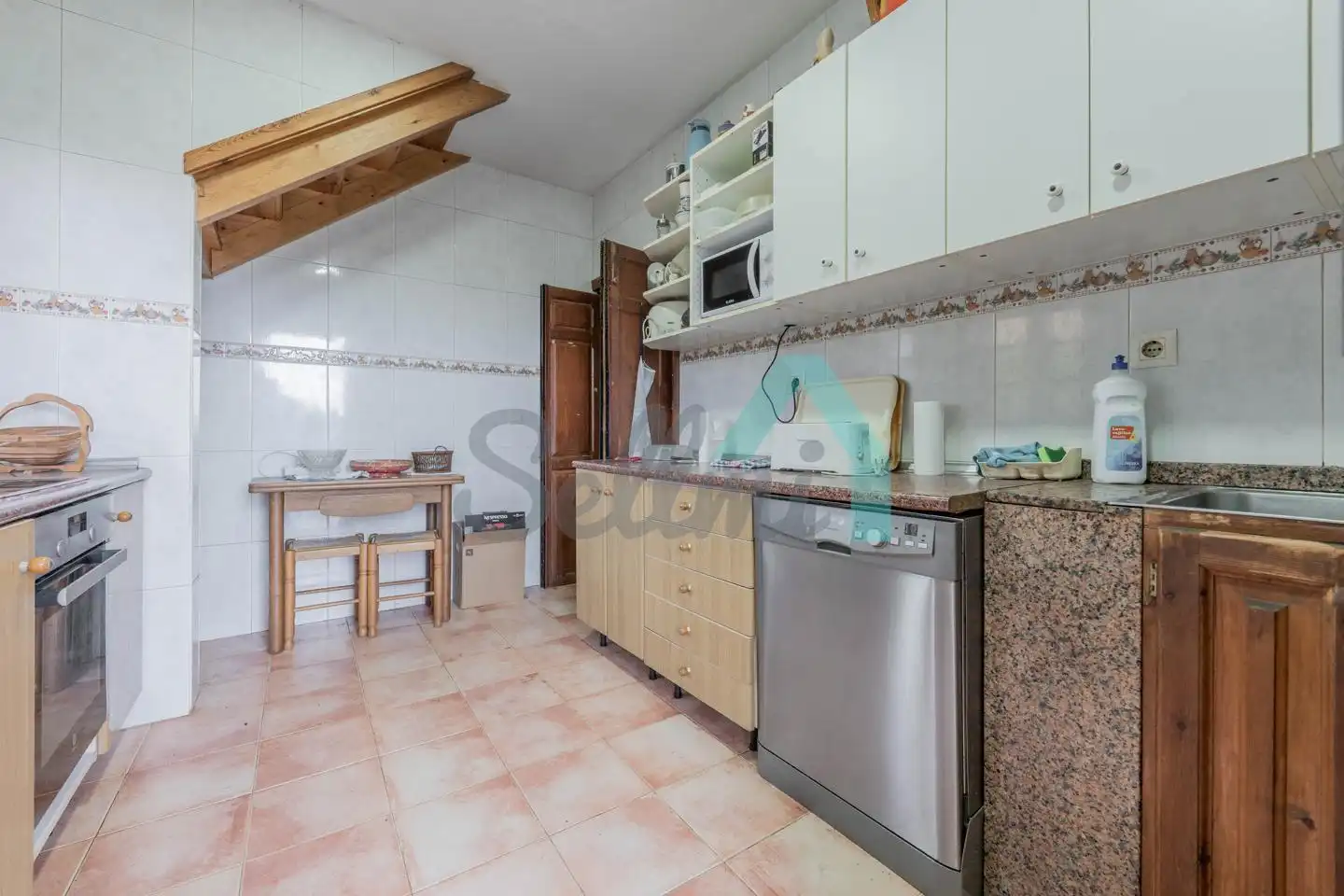 Cuina de Casa o xalet en venda en Llanes amb Calefacció, Jardí privat i Parquet