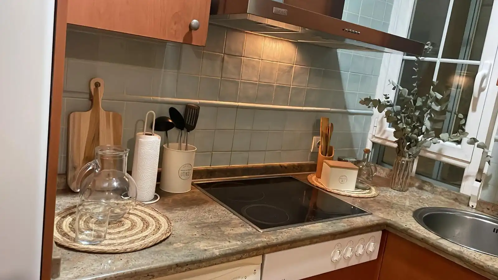 Cocina de Piso de alquiler en Plasencia con Aire acondicionado, Calefacción y Parquet