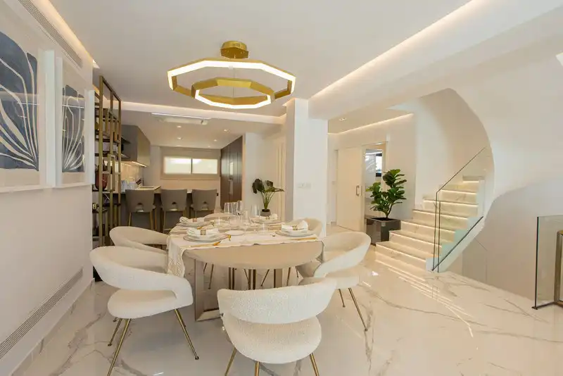 Dining room of Detached homes for rent in Marbella  with Air Conditioner, Terrace and Storage room