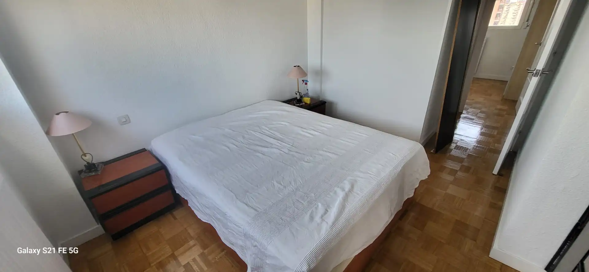 Bedroom of Flat for rent in Madrid  with Air Conditioner, Heating and Parquet flooring