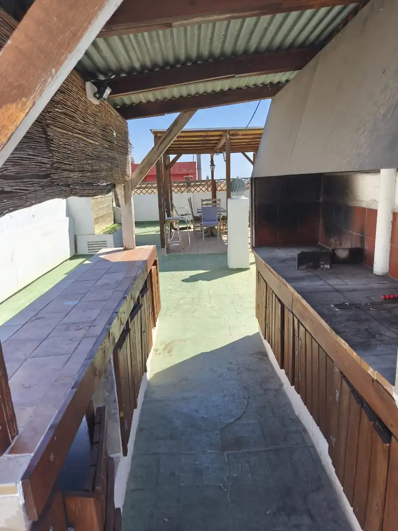 Terrassa de Loft de lloguer en Puçol amb Aire condicionat, Moblat i Forn