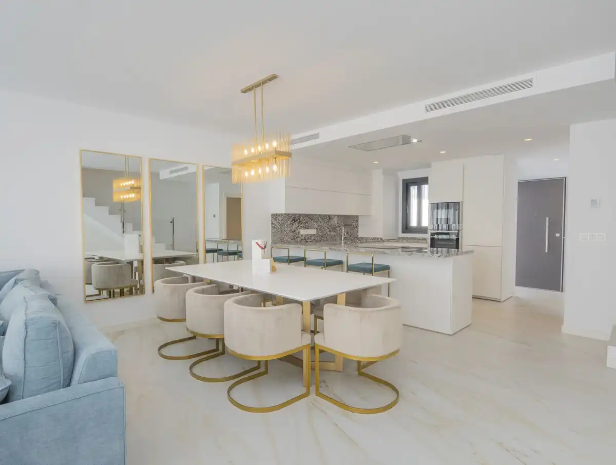 Dining room of Detached homes for sale in Marbella  with Air Conditioner and Terrace