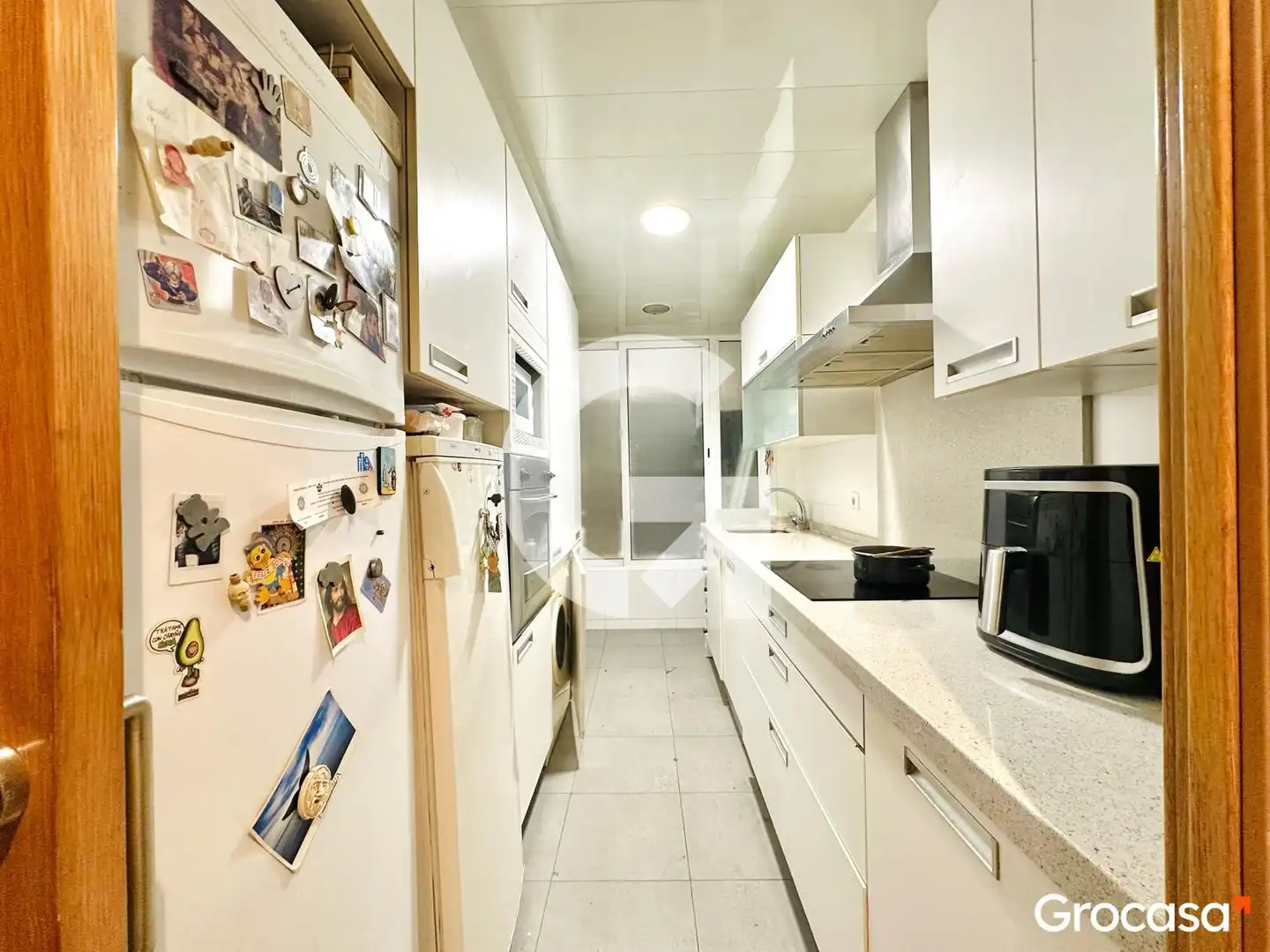 Kitchen of Flat for sale in Barcelona  with Air Conditioner, Heating and Oven