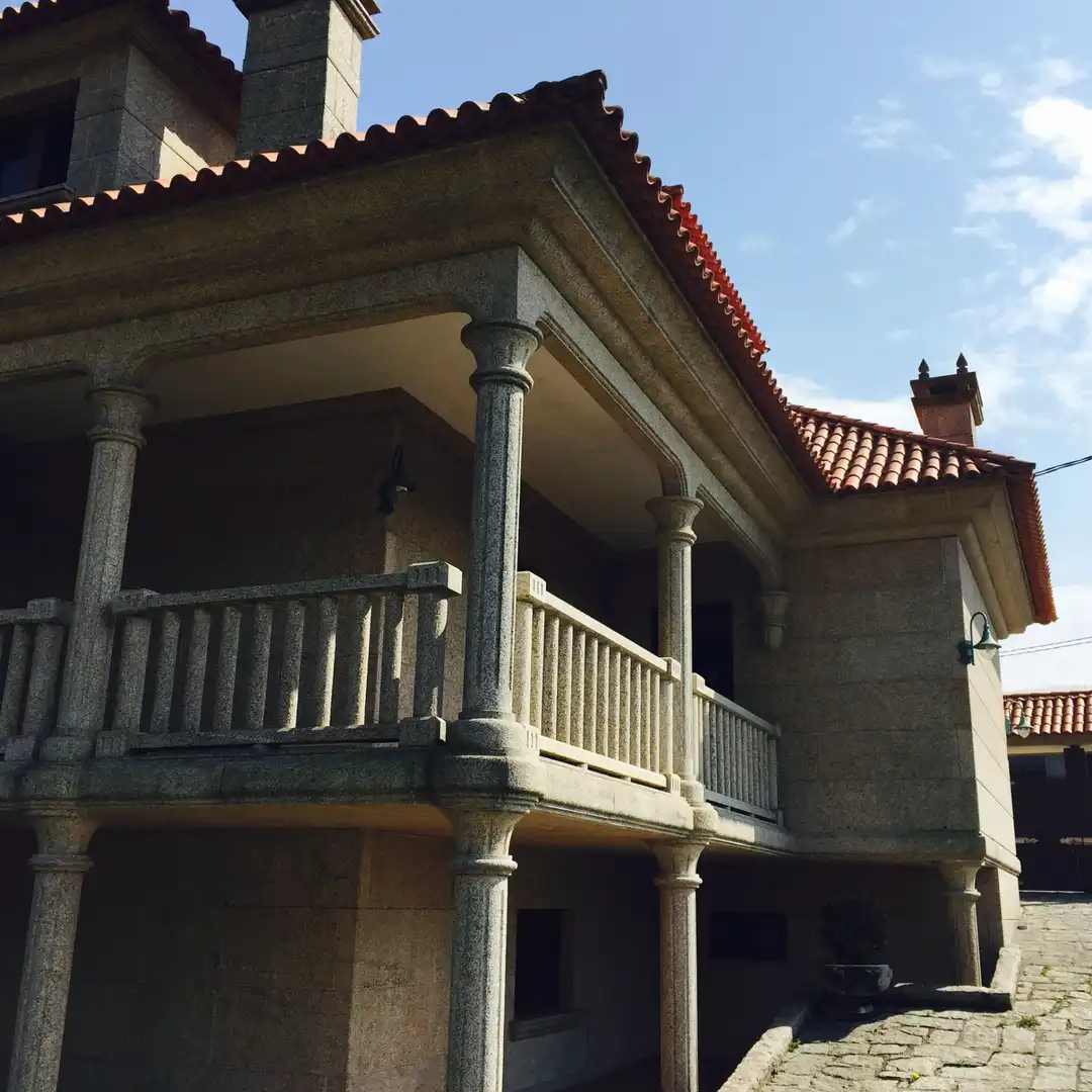 Exterior view of Houses for sale in Meaño  with Private garden, Terrace and Furnished
