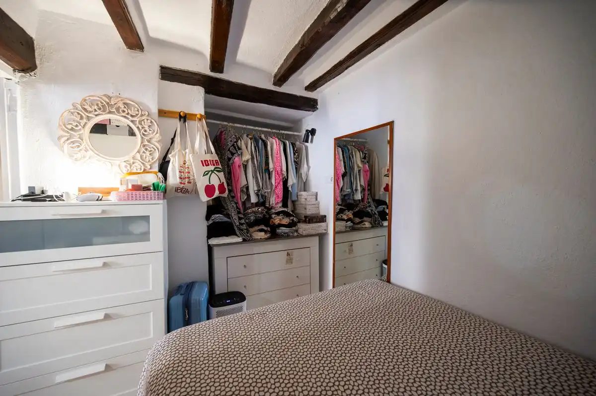 Schlafzimmer von Haus oder Chalet zum Verkauf in Eivissa mit Klimaanlage, Heizung und Möbliert