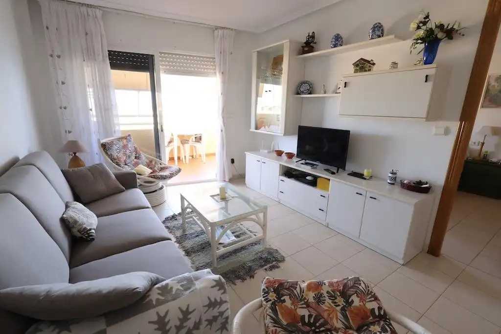 Wohnzimmer von Wohnungen zur Miete in Orihuela mit Terrasse, Möbliert und Balkon