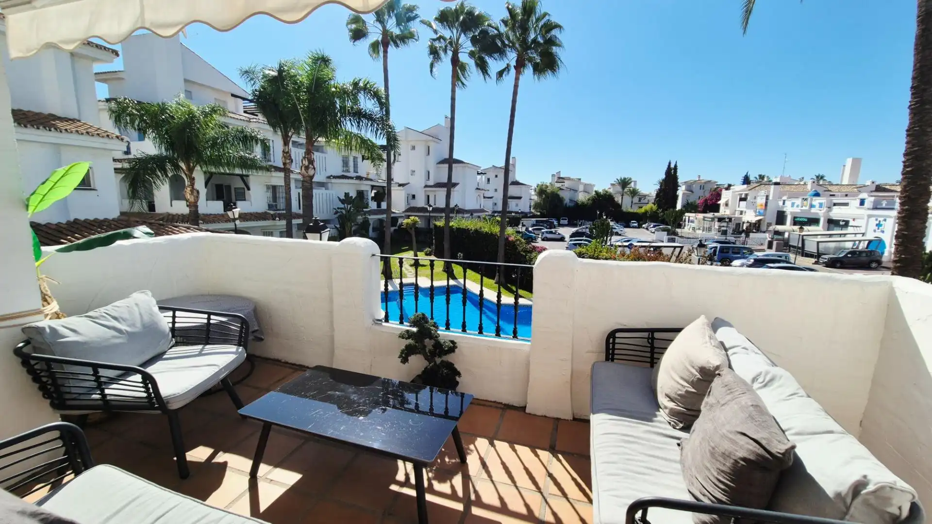Terrassa de Apartament en venda en Nueva Andalucía