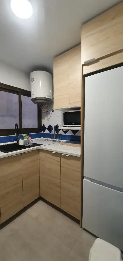 Kitchen of Flat for rent in Guadix  with Heating, Terrace and Storage room