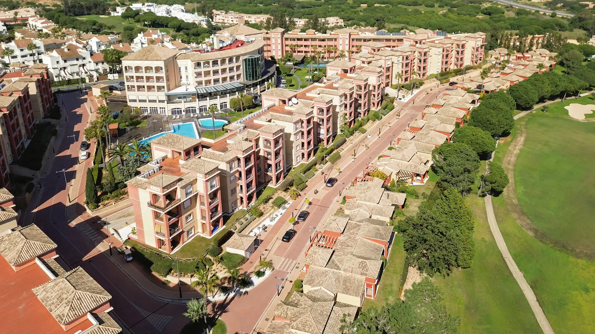 Exterior view of Apartments for rent in Islantilla  with Air Conditioner, Heating and Terrace