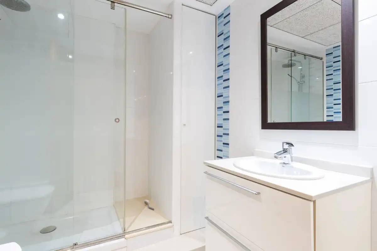 Bathroom of Flat for rent in Alboraya  with Air Conditioner, Heating and Private garden