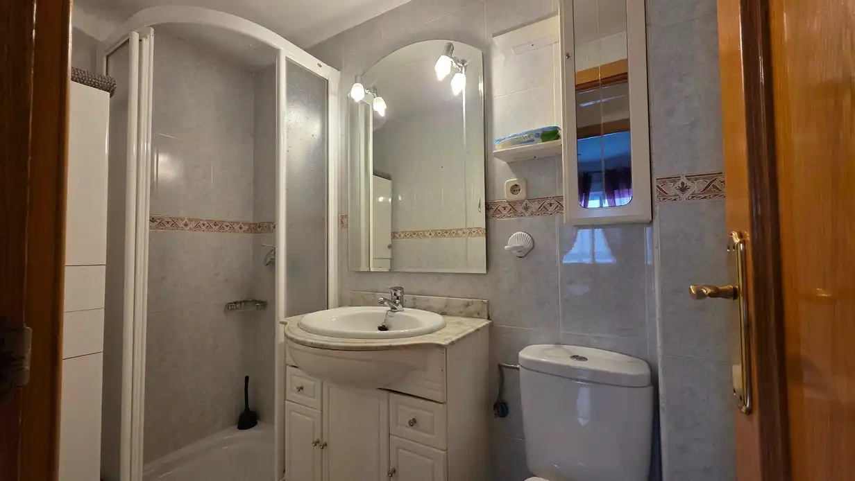 Bathroom of Flat for rent in Madrid  with Heating, Terrace and Furnished