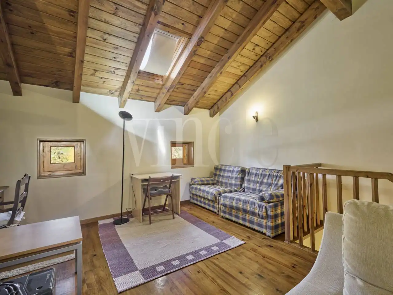 Sala d'estar de Casa adosada en venda en Isòvol amb Calefacció, Parquet i Terrassa