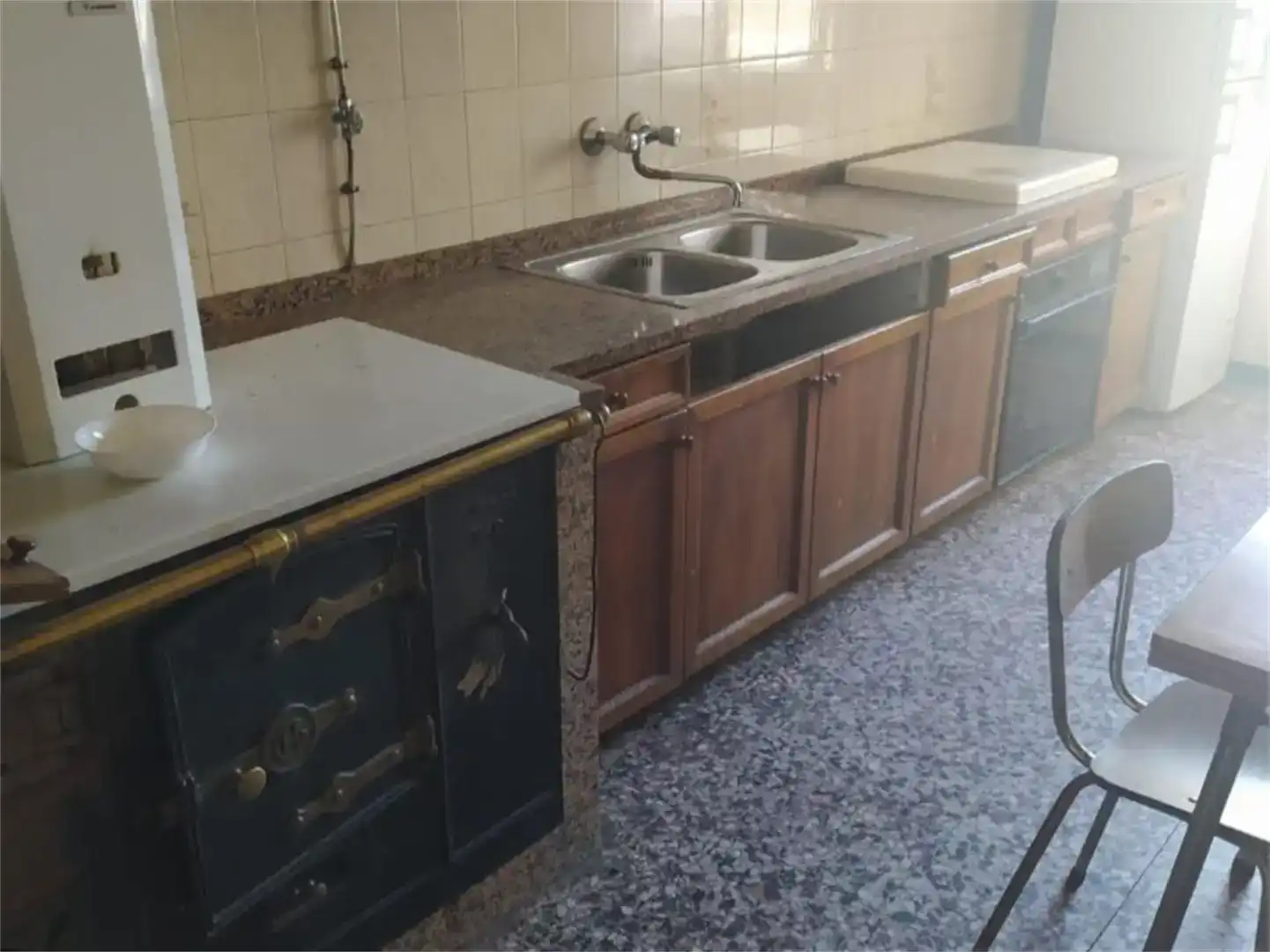 Cocina de Casa adosada en venta en A Gudiña  con Amueblado
