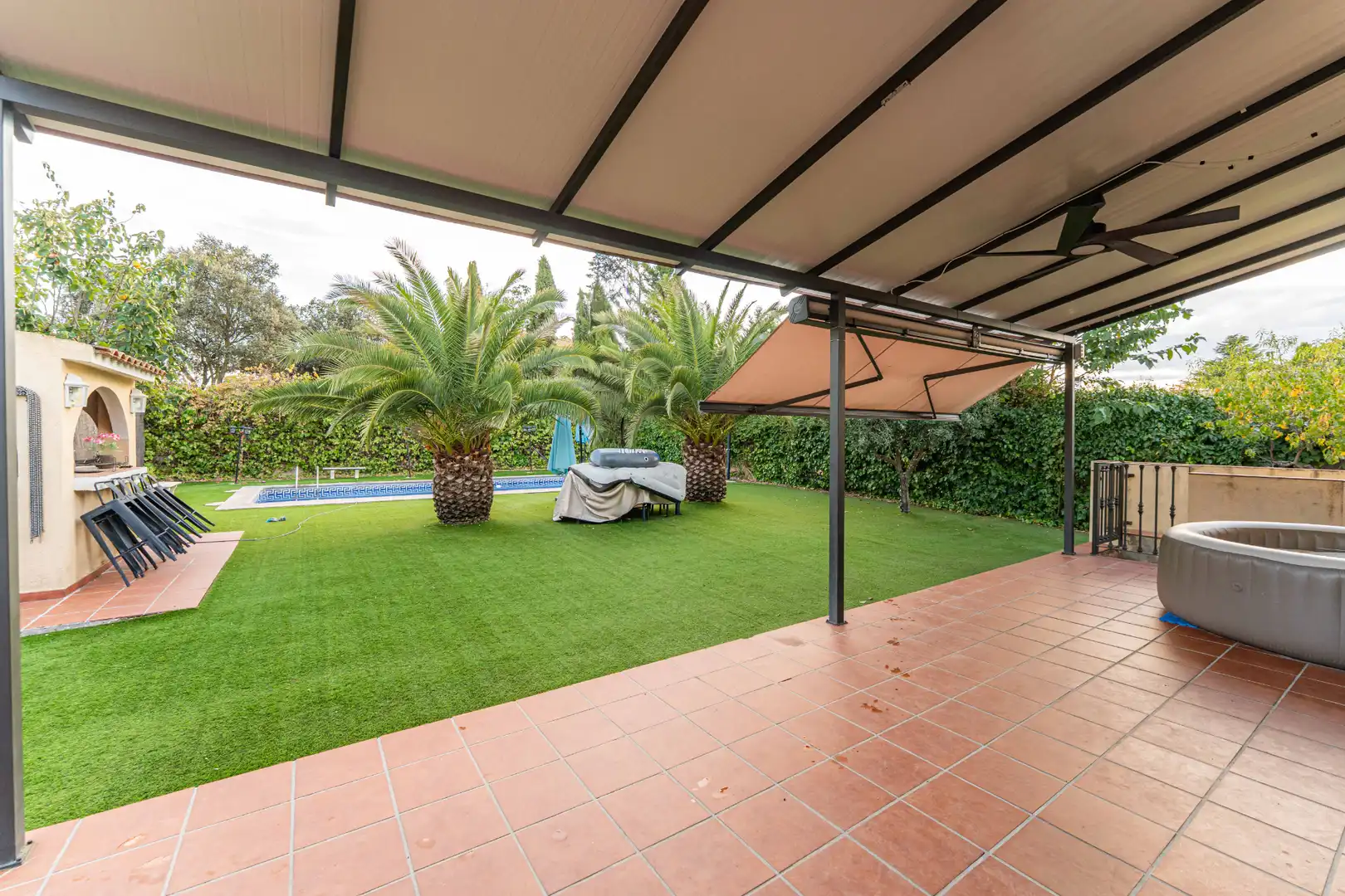 Terrace of Houses for sale in Sevilla la Nueva  with Air Conditioner, Heating and Private garden