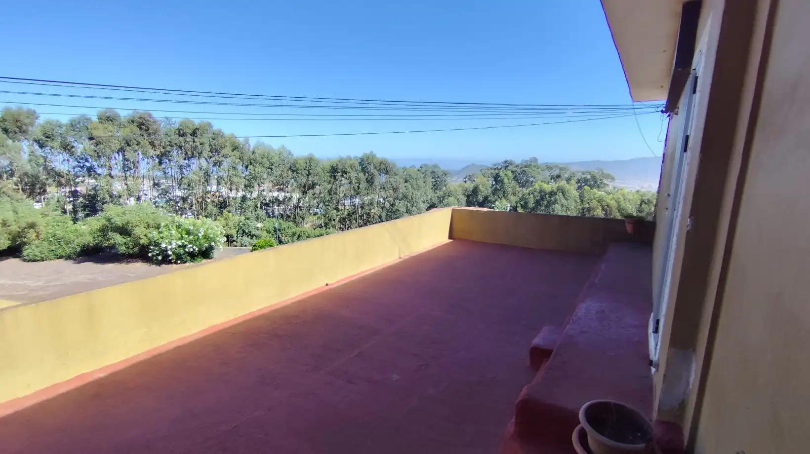 Terrace of Flat for rent in El Rosario  with Furnished and Washing machine