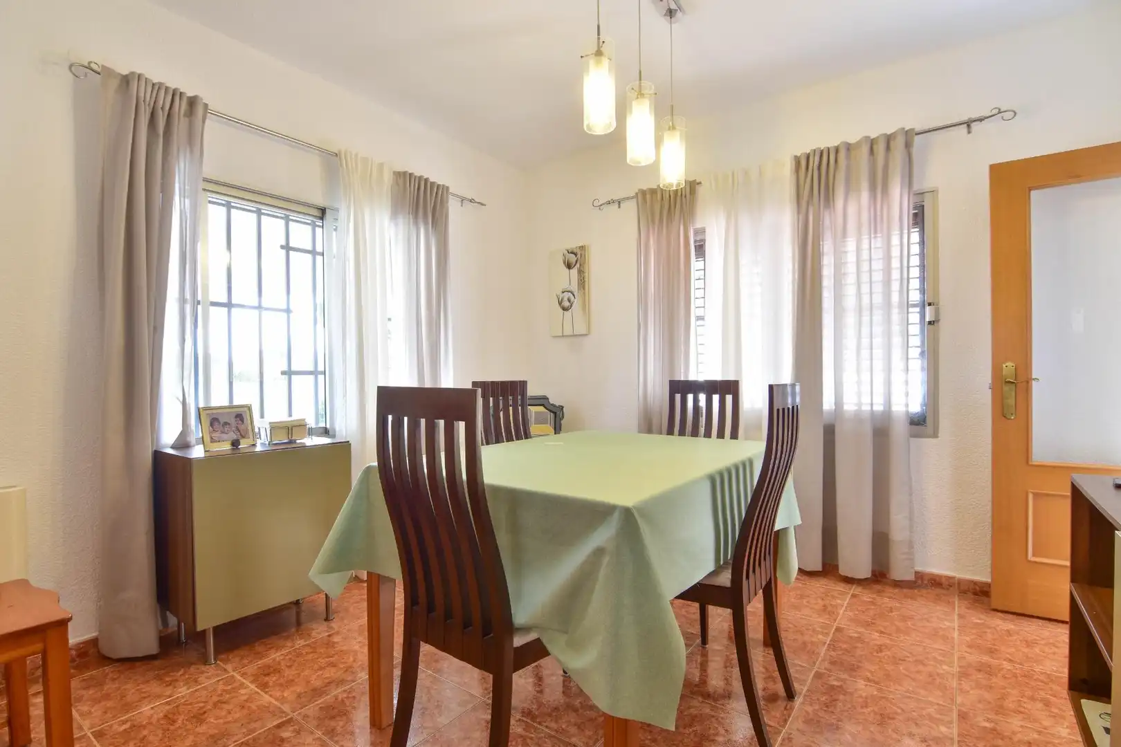Comedor de Casa o chalet en venta en Benifaió con Aire acondicionado, Jardín privado y Terraza