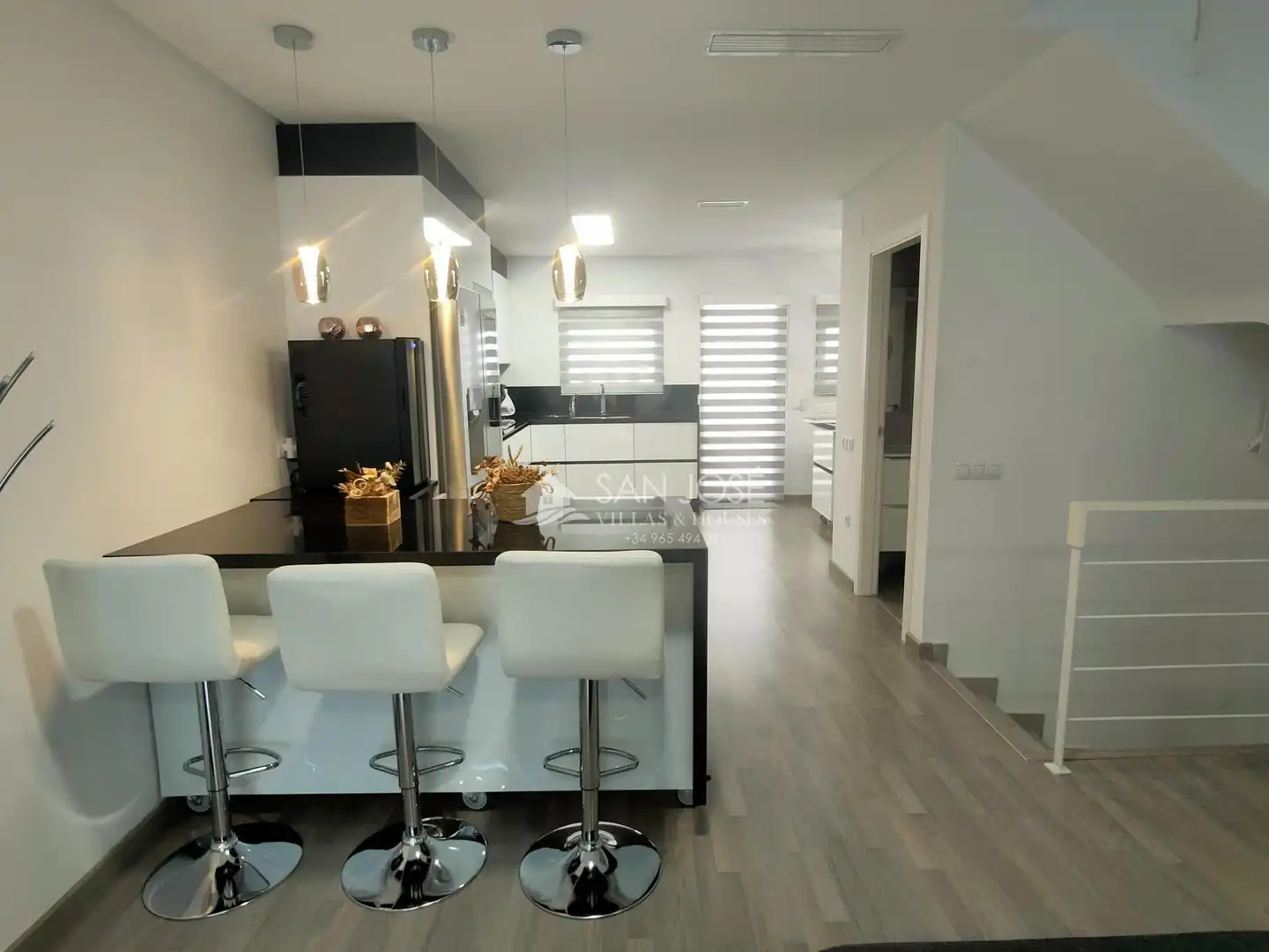 Cuina de Casa o xalet en venda en Aspe amb Jardí privat, Terrassa i Traster