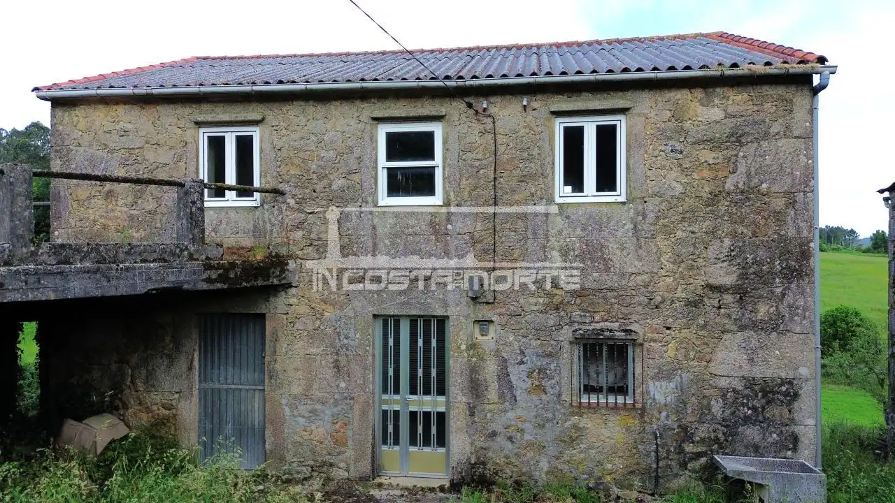 Vista exterior de Casa o chalet en venta en Dumbría con Jardín privado