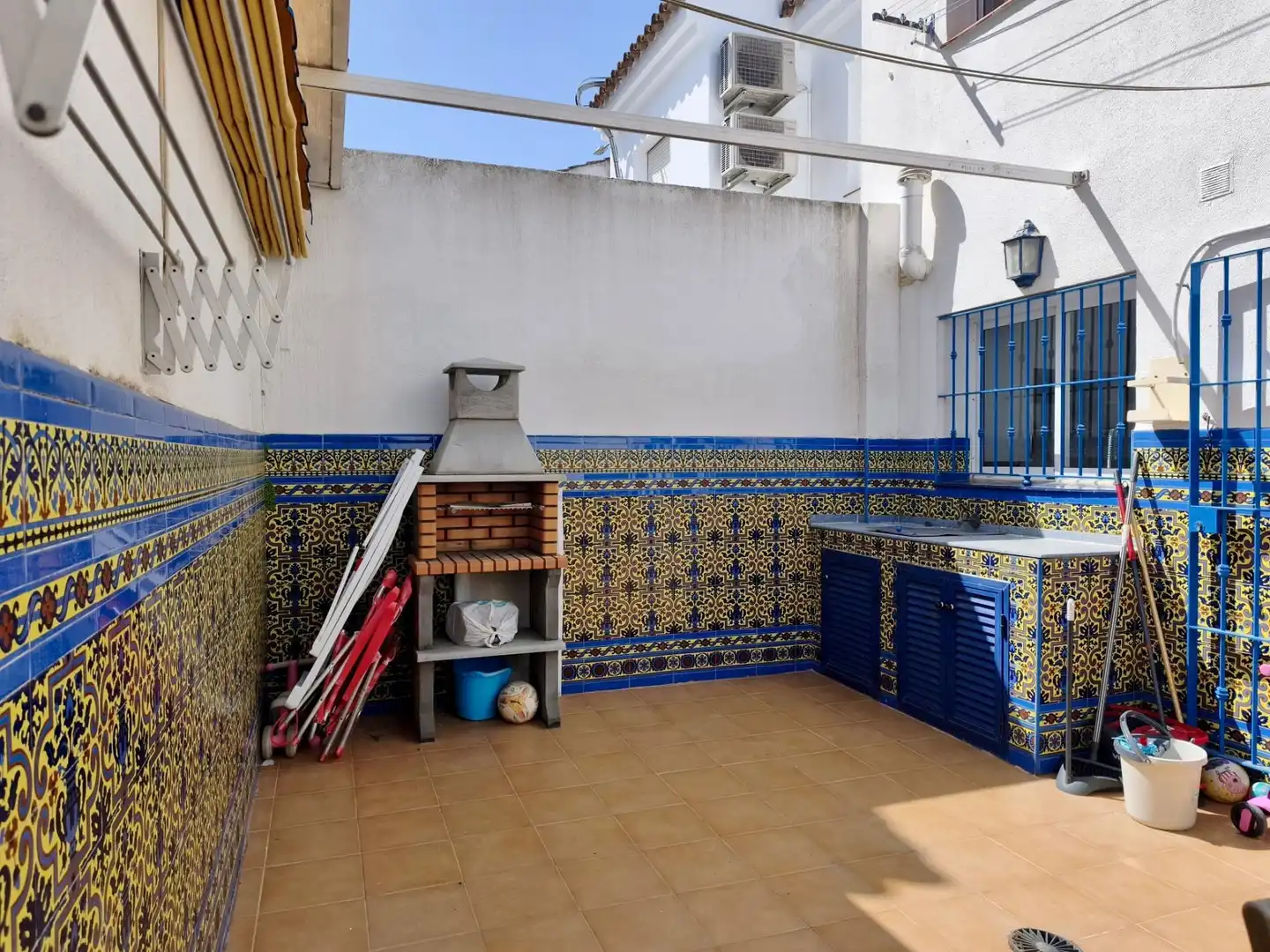 Terrace of Detached homes for sale in Puerto Real  with Air Conditioner