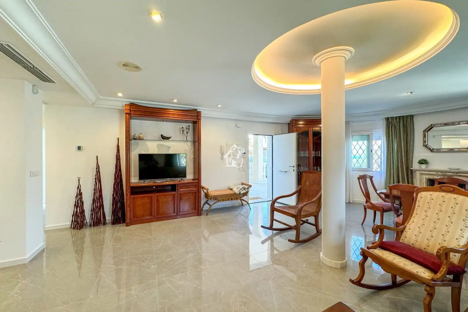 Living room of Houses for rent in Orihuela  with Air Conditioner, Swimming Pool and Furnished