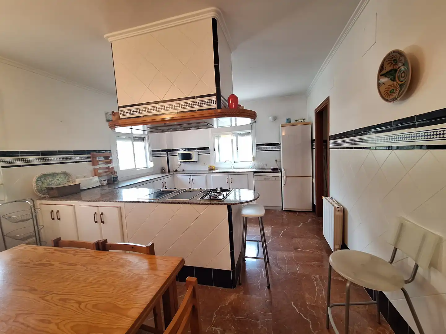 Cocina de Casa o chalet en venta en Cullera con Aire acondicionado, Jardín privado y Terraza