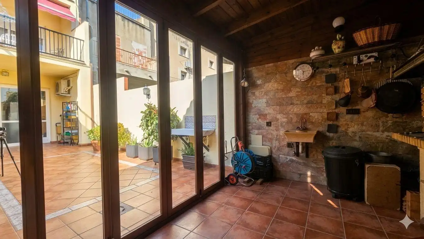 Terraza de Casa adosada en venta en Olesa de Montserrat con Aire acondicionado, Calefacción y Terraza