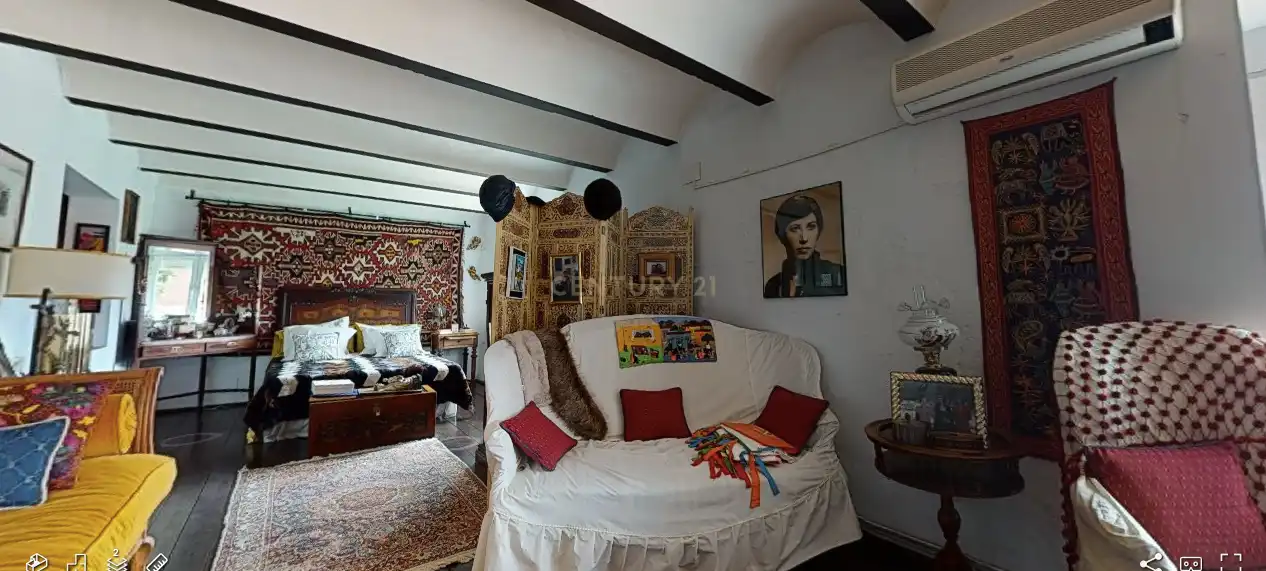 Living room of Houses for sale in Piedrabuena  with Air Conditioner, Private garden and Storage room