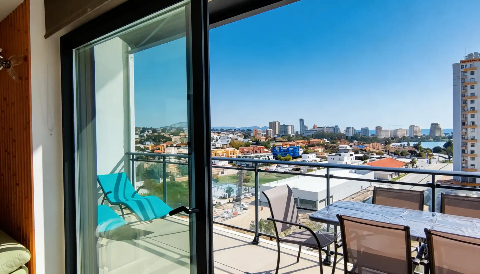 Terrassa de Apartament en venda en Calpe / Calp amb Aire condicionat, Calefacció i Traster