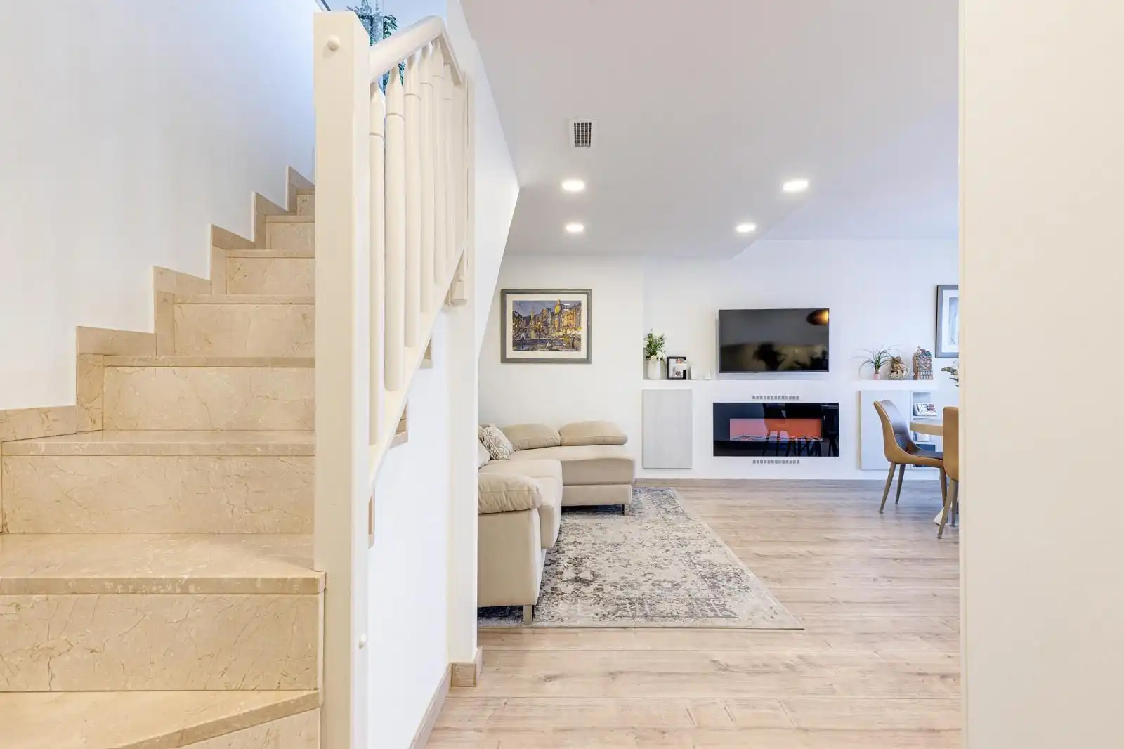 Living room of Flat for sale in Sant Joan Despí  with Air Conditioner, Heating and Private garden