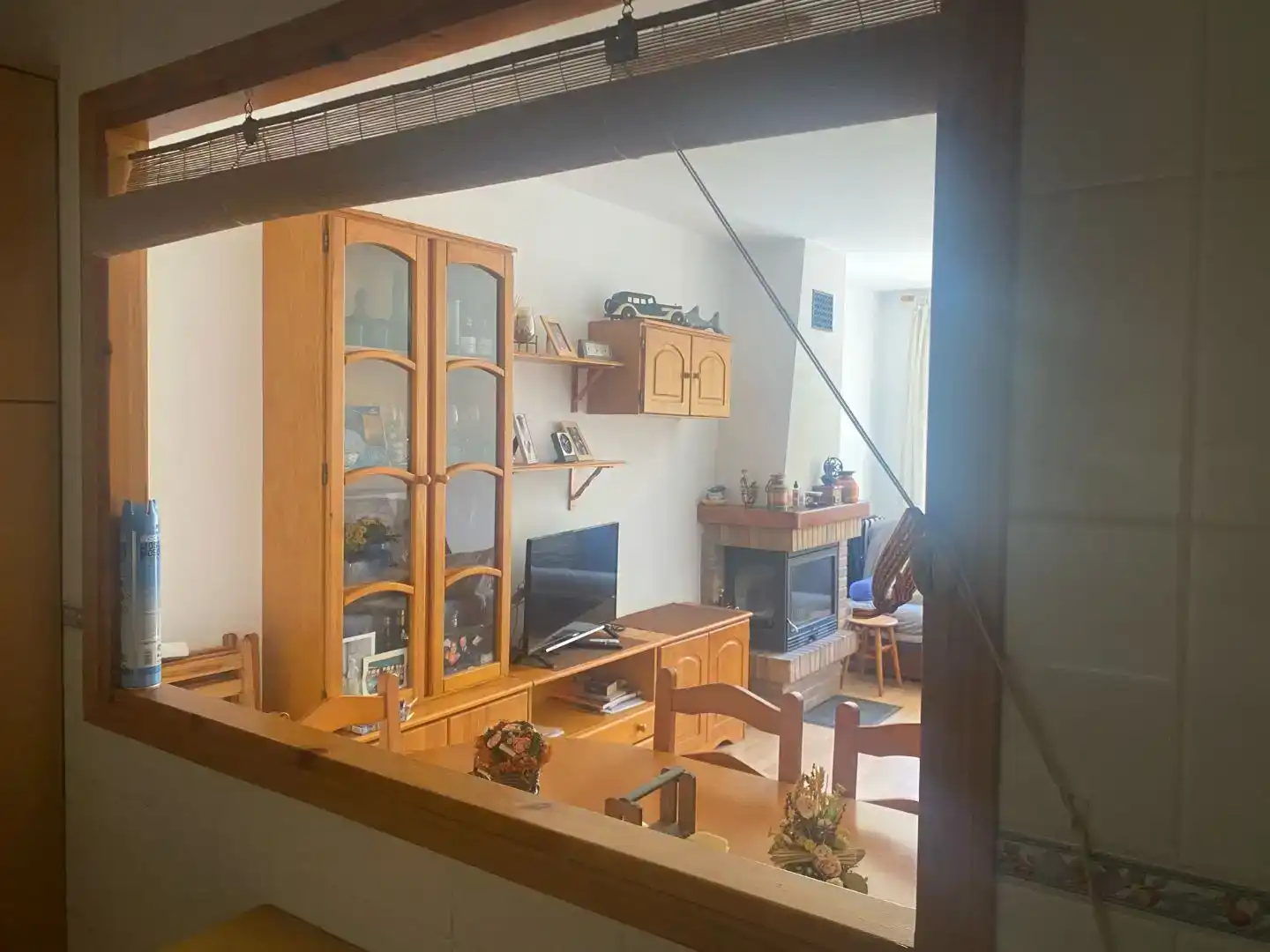 Sala d'estar de Pis de lloguer en Jaca amb Piscina