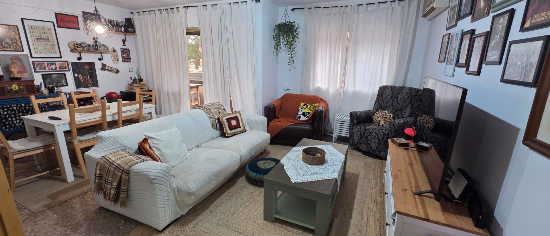 Sala d'estar de Pis en venda en  Valencia Capital amb Aire condicionat, Traster i Balcó