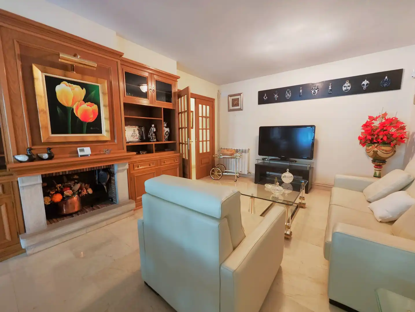 Sala de estar de Piso en venta en Terrassa con Aire acondicionado, Calefacción y Balcón