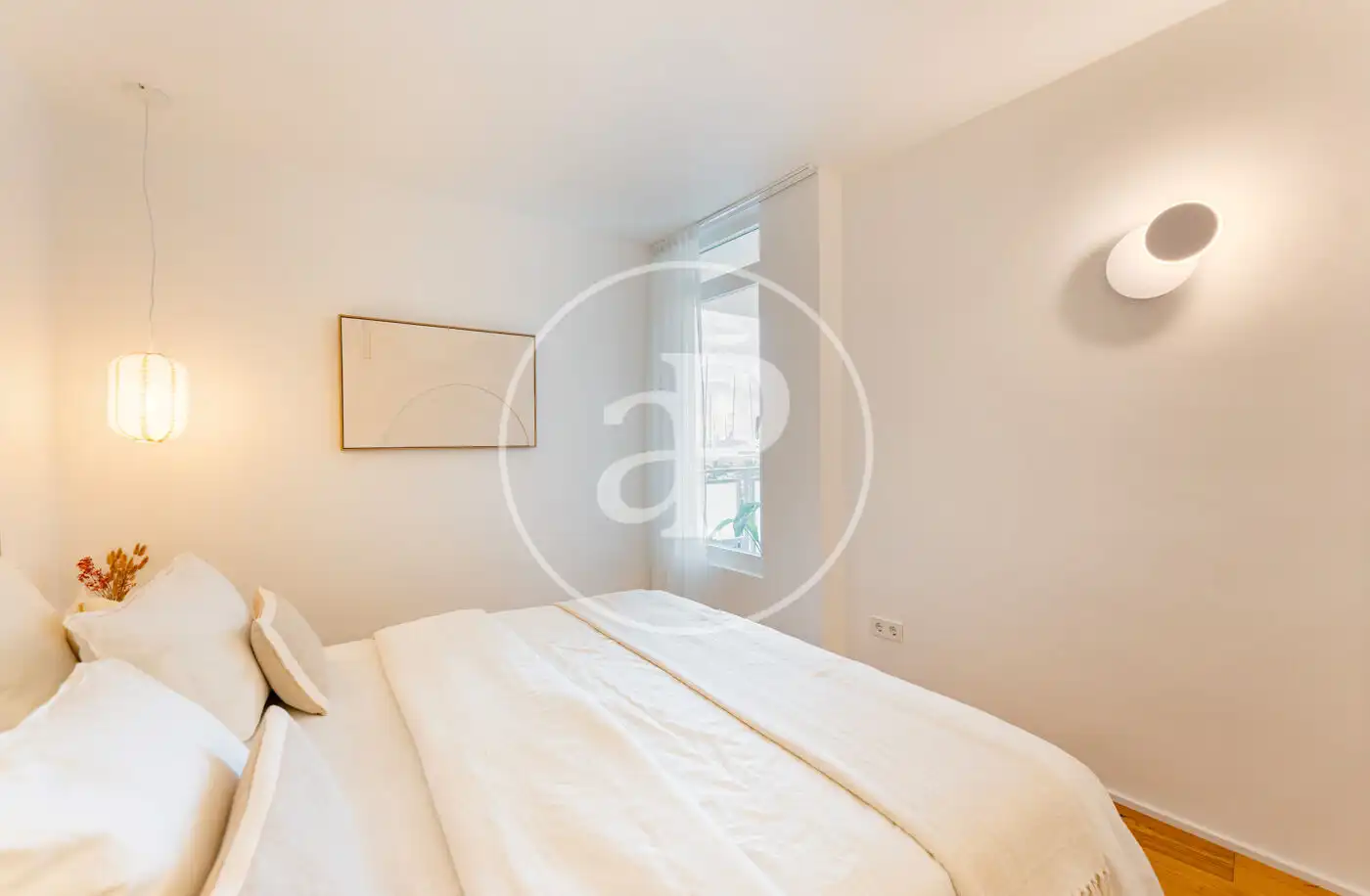 Schlafzimmer von Wohnung zum Verkauf in  Palma de Mallorca mit Klimaanlage, Heizung und Terrasse