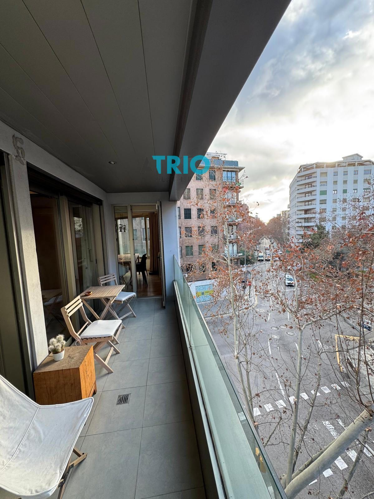 Terraza de Piso de alquiler en  Palma de Mallorca con Aire acondicionado, Calefacción y Parquet