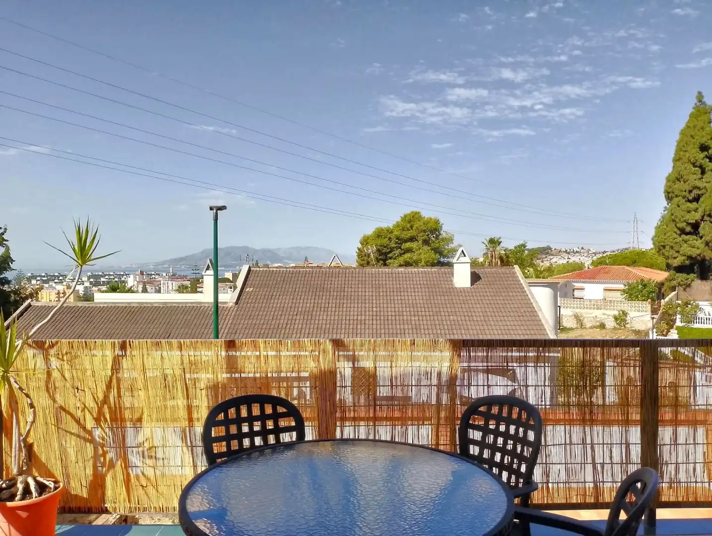 Terrasse von Wohnung zur Miete in Málaga mit Klimaanlage, Privatgarten und Terrasse
