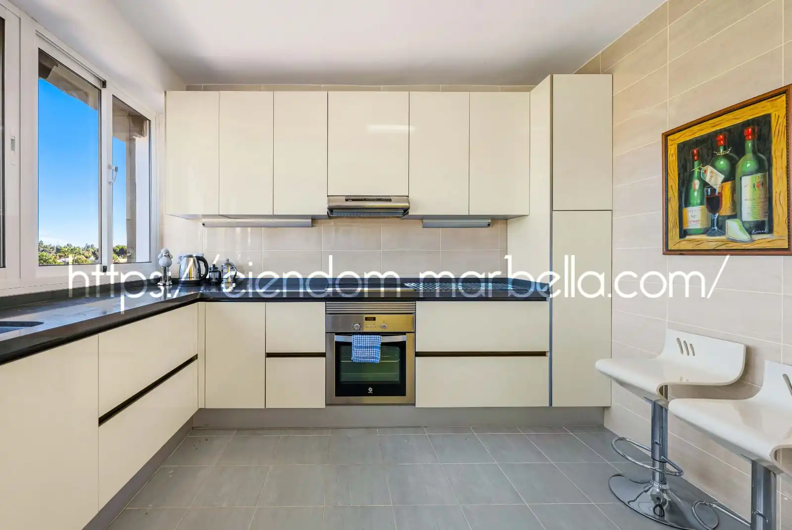 Küche von Maisonette zum Verkauf in Mijas mit Klimaanlage, Terrasse und Möbliert