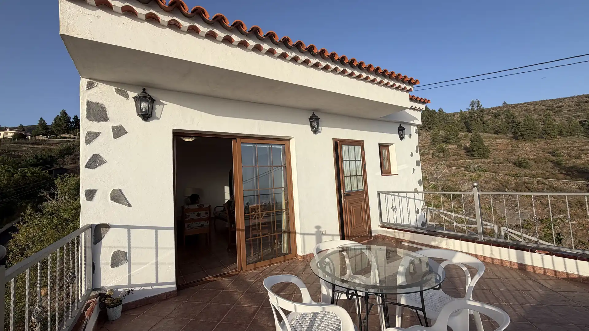Terrace of Houses for rent in Adeje  with Private garden, Terrace and Furnished