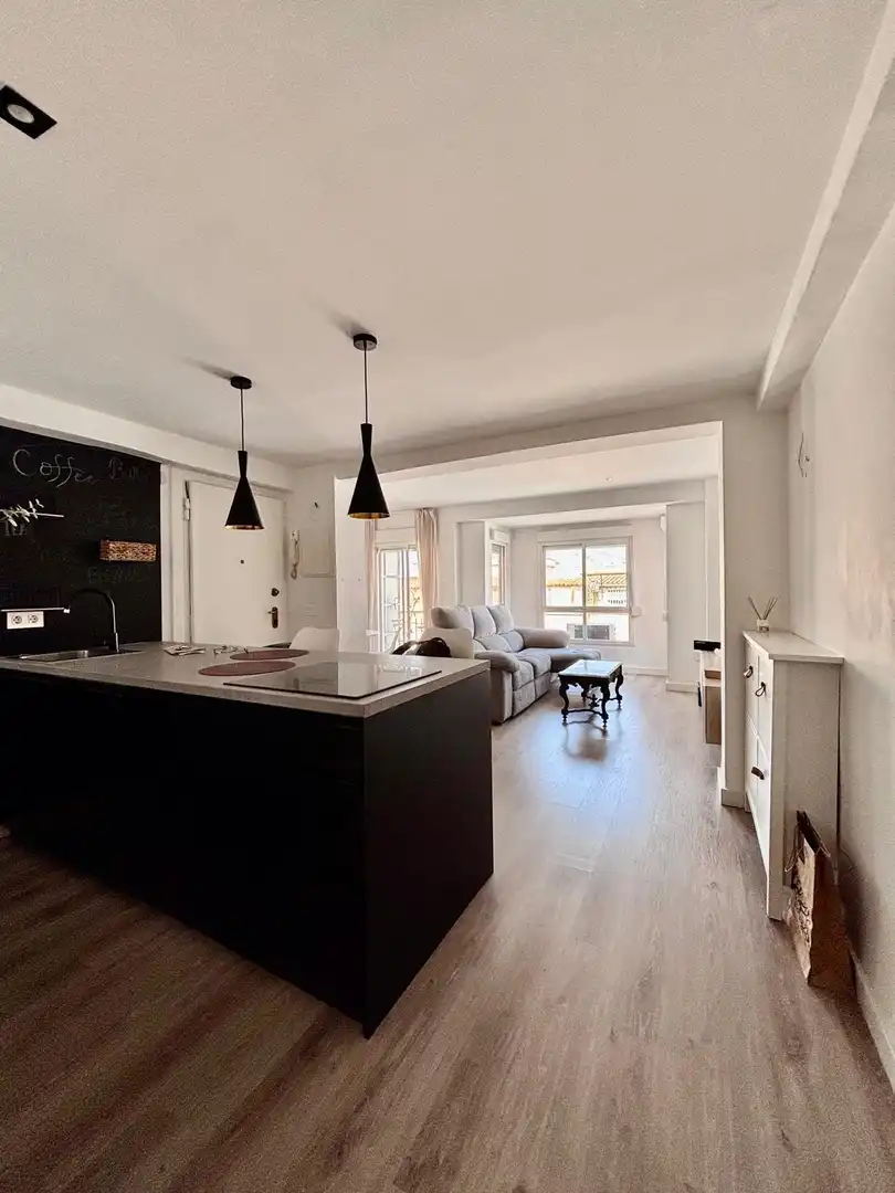 Living room of Flat for rent in Murcia  with Air Conditioner, Heating and Furnished