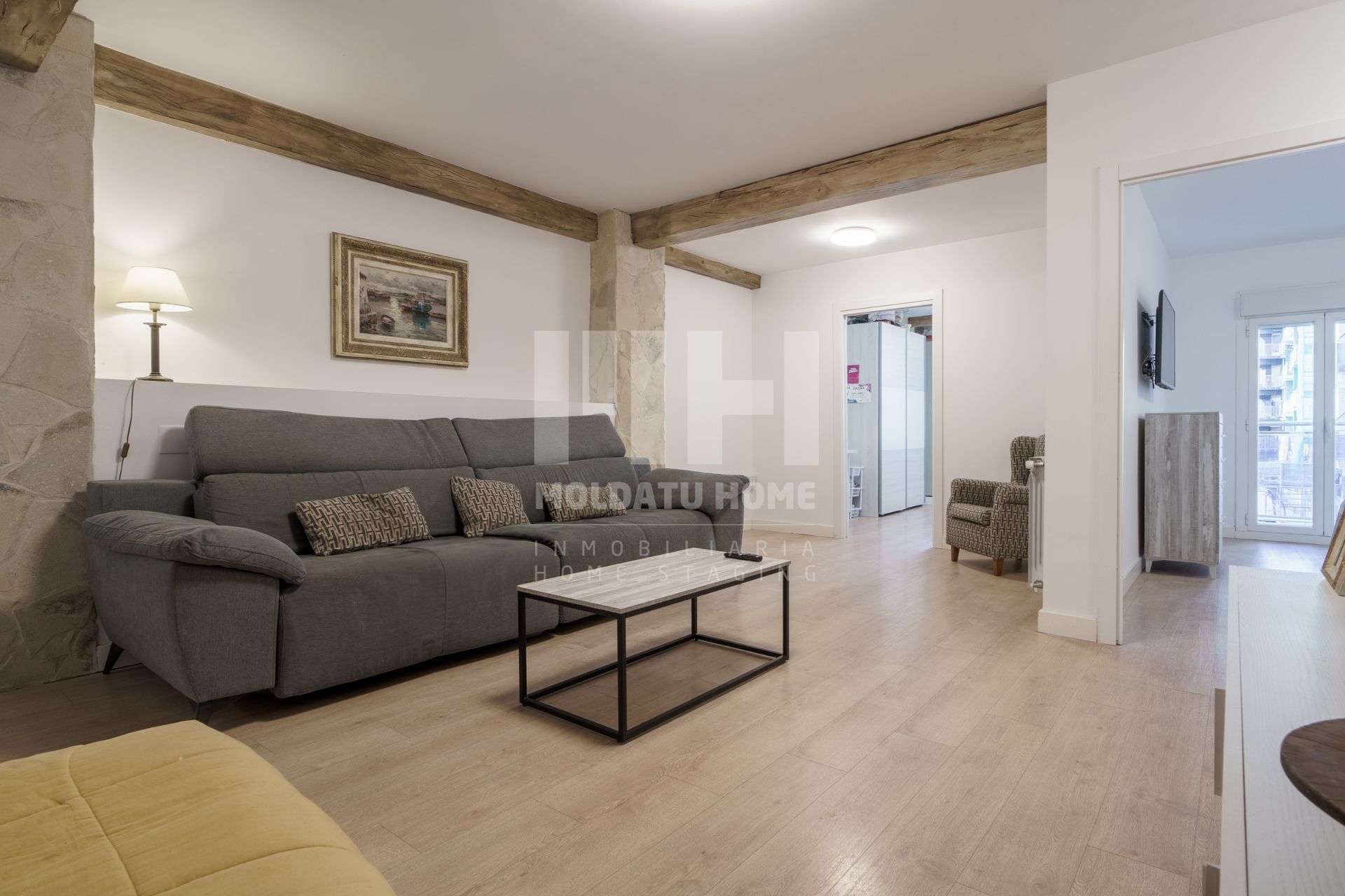 Living room of Flat for sale in Donostia - San Sebastián   with Heating, Terrace and Storage room