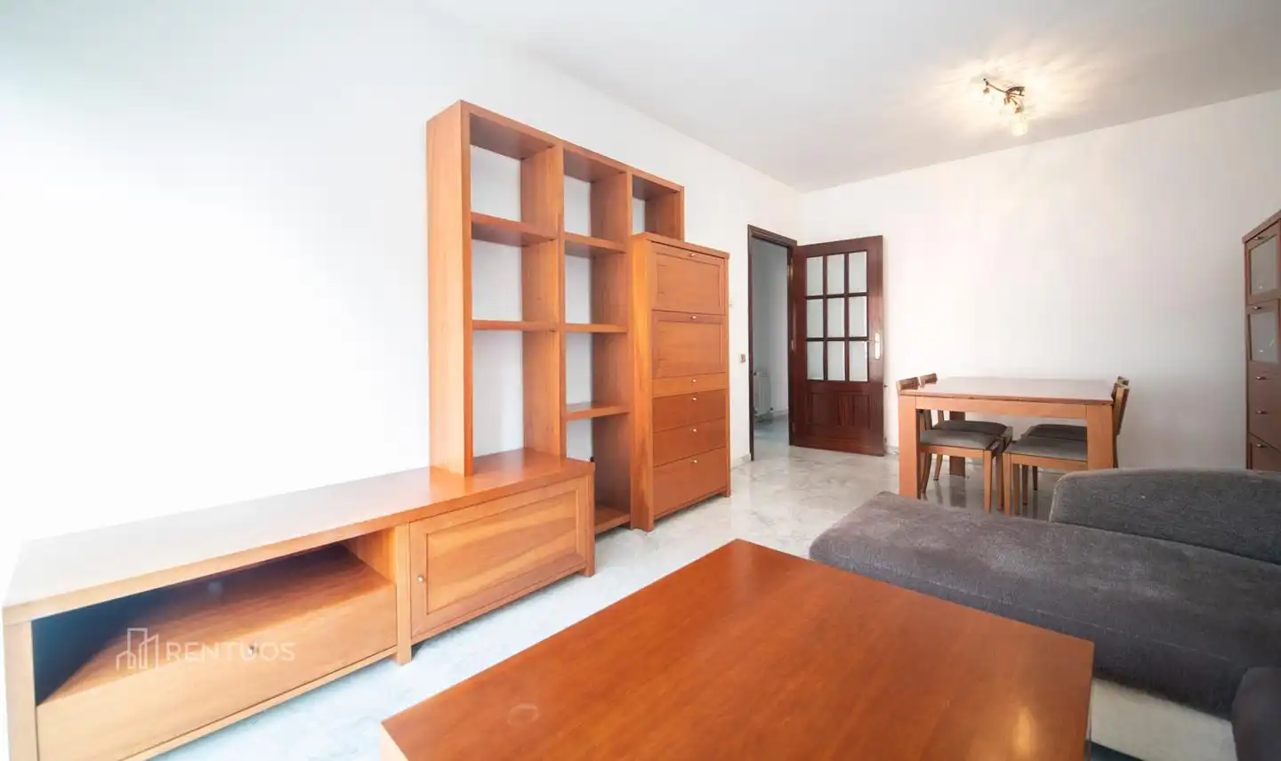 Wohnzimmer von Wohnung zur Miete in Sant Joan Despí mit Parkett, Abstellraum und Möbliert