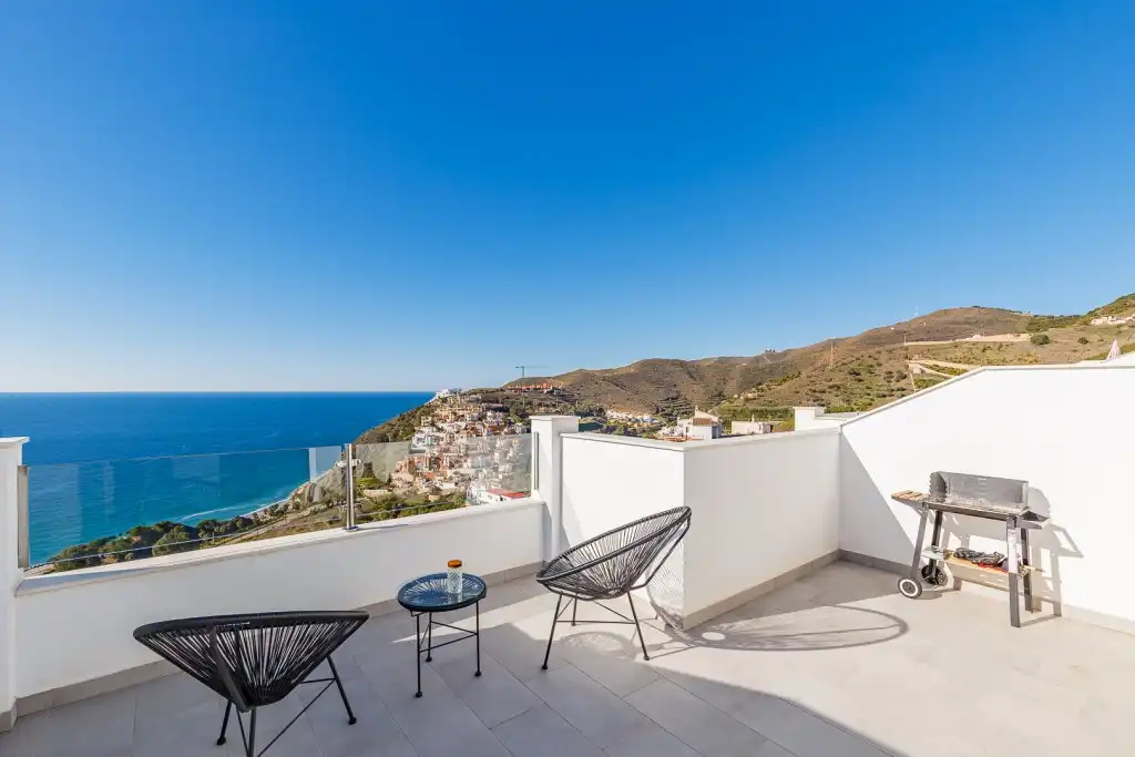 Terrace of Duplexes for sale in Nerja  with Air Conditioner, Heating and Terrace