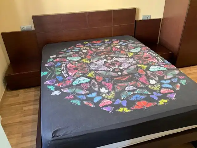 Bedroom of Attic for rent in L'Hospitalet de Llobregat  with Air Conditioner, Heating and Parquet flooring