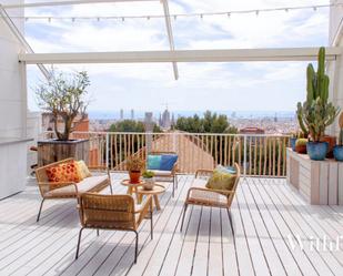 Terrace of House or chalet to rent in  Barcelona Capital  with Air Conditioner, Heating and Terrace